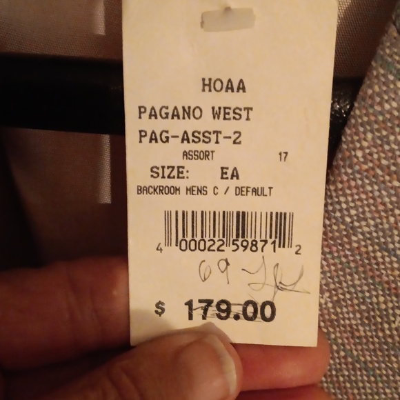 Pagano West Vintage Suit Jacket, 42R grey/blue - Picture 8 of 8